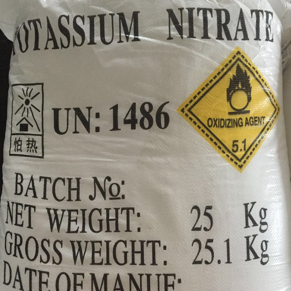 granulés de qualité alimentaire décapant de souche nitrate de potassium engrais agricole salpêtre pour agent de rétention de couleur pour réactif analytique et oxydant pour plantes