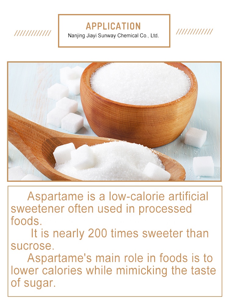 Édulcorant aspartame sucre 100 mesh approvisionnement d'usine d'additifs alimentaires directement Undersun Buy China Aspartame Powder