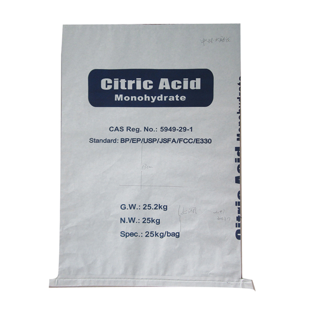 Prix ​​anhydre d'acide citrique de qualité industrielle de qualité alimentaire d'acide citrique de poudre cristalline blanche